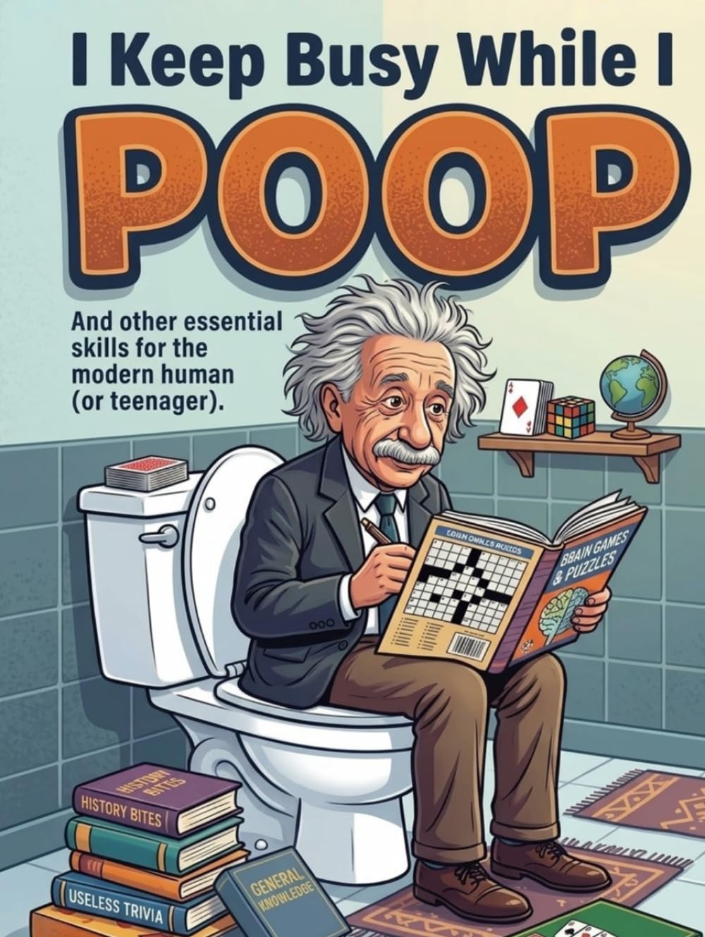 I keep busy while I poop: 200 games and riddles for teens to solve on the throne from 12 years old