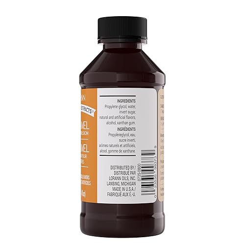 Vista 288 de LorAnn. Emulsión de plátano para panadería, botella de 4 onzas.