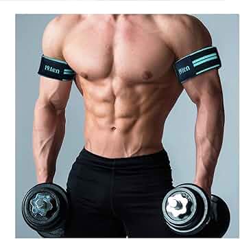 19ten Comrade 2 Strong Elastic Workout Straps Occlusion Biceps Triceps Training BFR Band for Gaining Arms Legs and Shoulder Muscles Quickly Without Li...