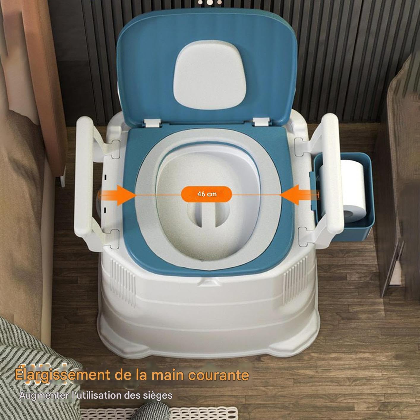 Tragbare Toilette Leichte Reinigung Toilettentraining Und Seniorennutzung | -Töpfchen Outdoor Indoor Zuhause Auto Reise Senioren Schwangere Säuglinge Kinder Tragbare Campingtoilette Reise