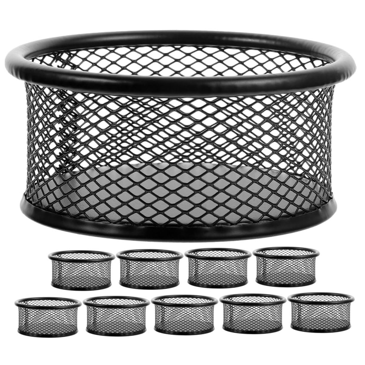 Support pour fournitures de bureau en métal pour le télétravail à la maison
