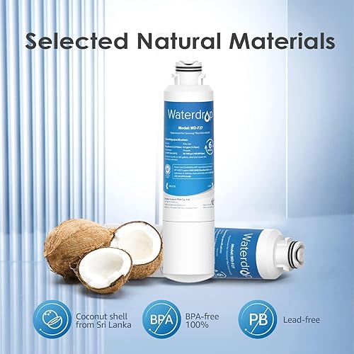 Miniatura 8 de Waterdrop DA29-00020B Reemplazo para filtro de agua Samsung HAF-CINEXP, DA29-00020B, HAF-CIN, DA29-00020B-1, RF28HMEDBSR, RF263BEAESR, RS25J500DSR,