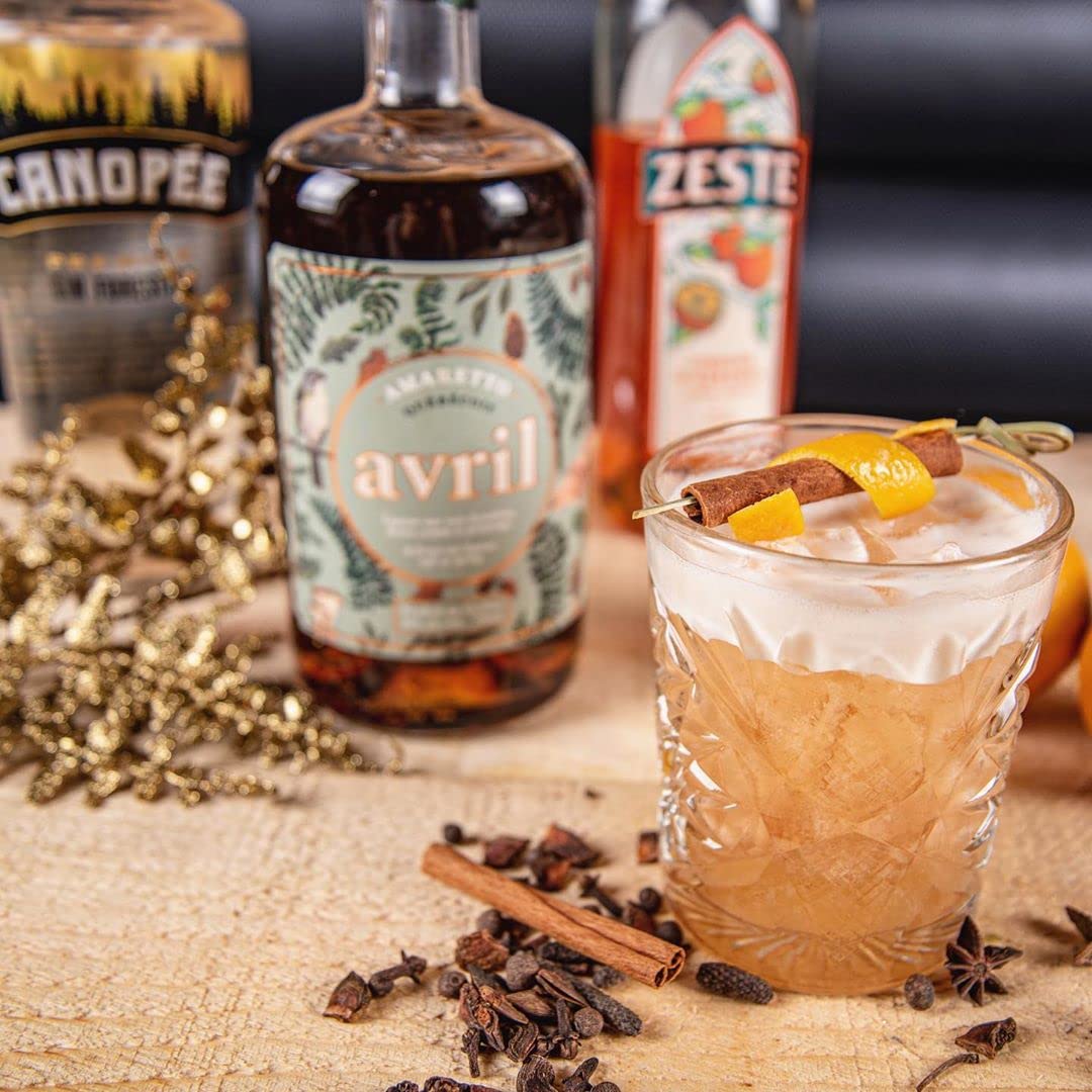 Liqueur Amaretto Avril au Sirop d'érable - Mariana - Les trésors d'érable