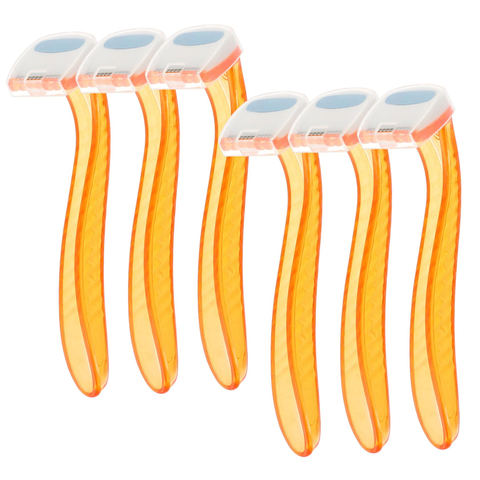 IWOWHERO Women Hair Razor Set 6 Pieces Electric Shaver for Legs Bikini Underarm Private Durable Compact Random Color