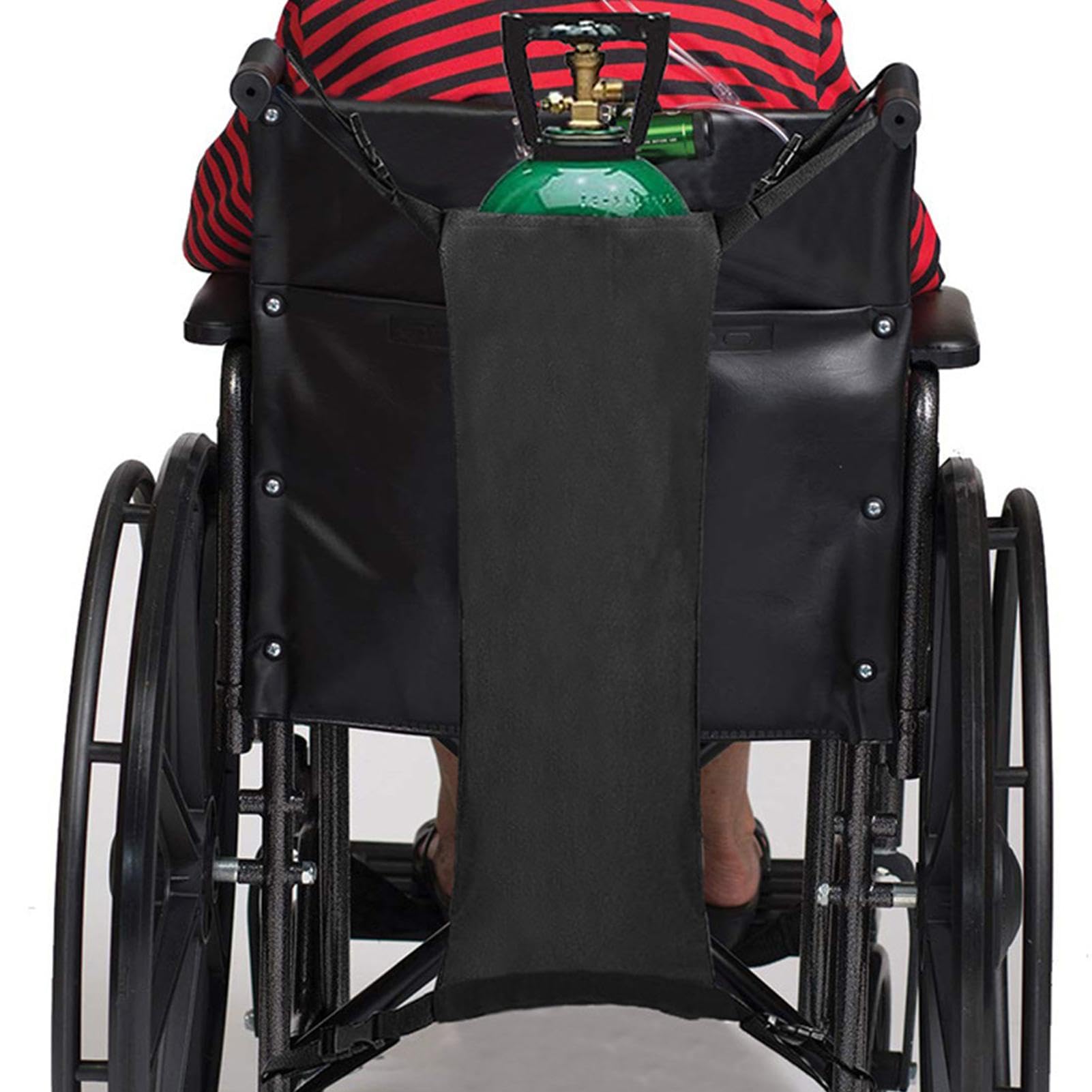 Soporte para tanque de oxígeno para silla de ruedas, soporte de cilindro de oxígeno portátil, paquete de transporte de tubo de oxígeno, bolsa de transporte versátil para tanque de oxígeno, soporte de