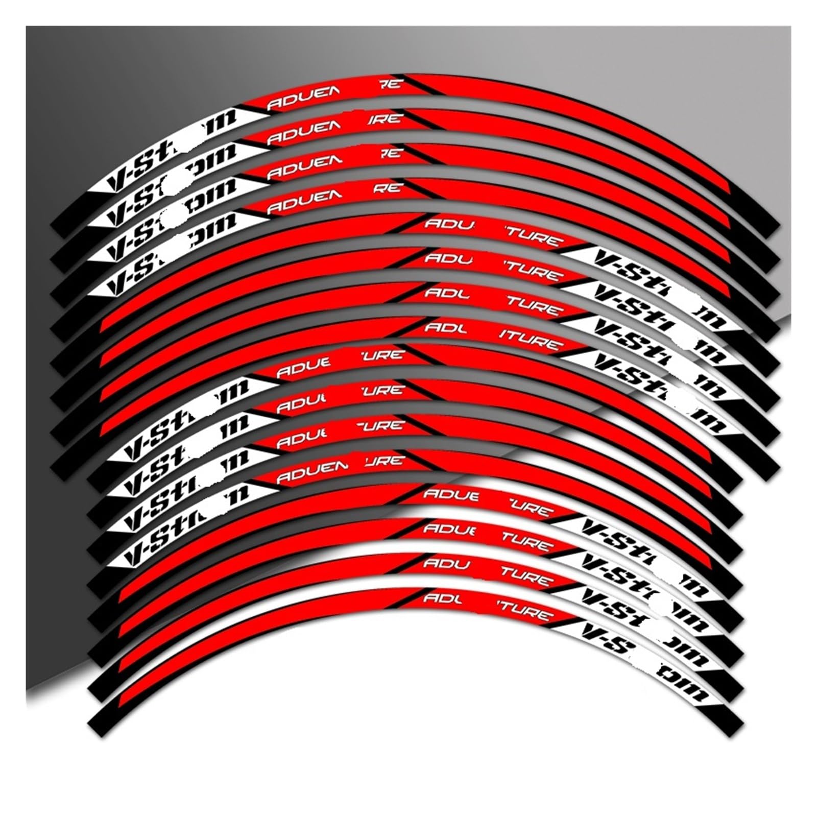 Reflective Sticker for S&uzuki DL650 DL1000 V for Strom 1050 for XT 650 for Motorcycle Wheel Stripes Sticker Rim Hub Reflective Decals