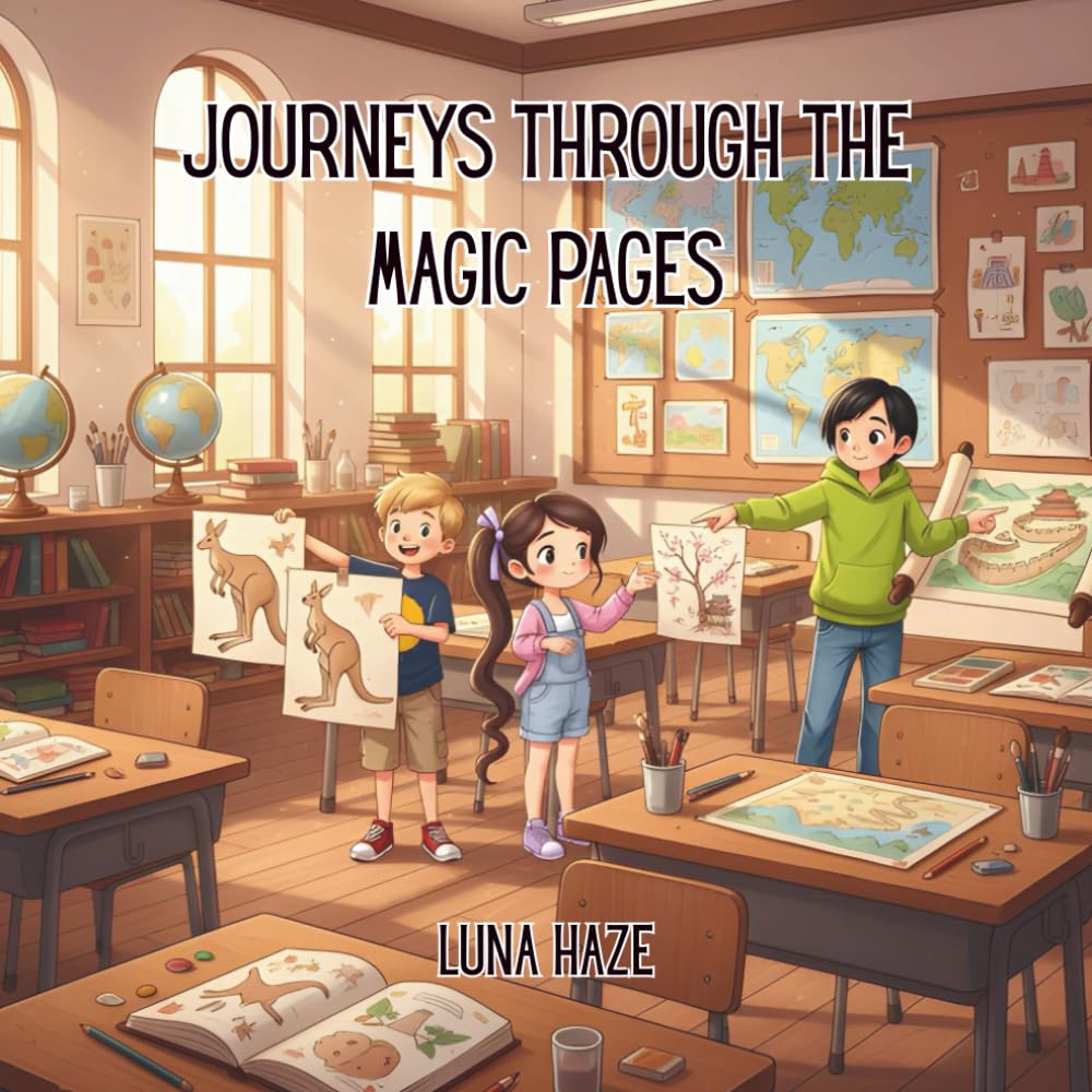 Journeys Through the Magic Pages: Cultural Diversity Book for Children, Imaginative Travel Story