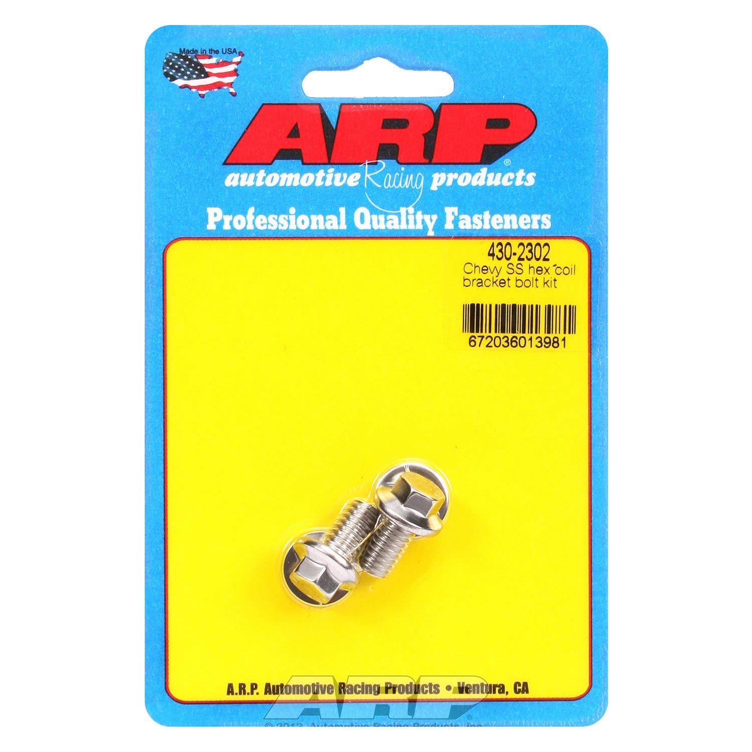 Kit de pernos de soporte de bobina ARP para Chevy SS con diseño hexagonal 2