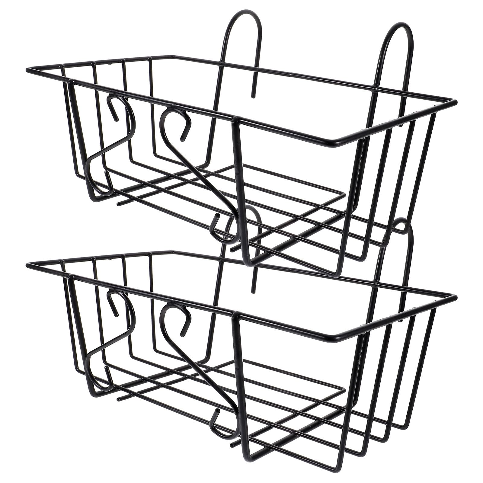 Soporte macetas colgante de balcón Tofficu de metal resistente en pack de 2 piezas para exterior