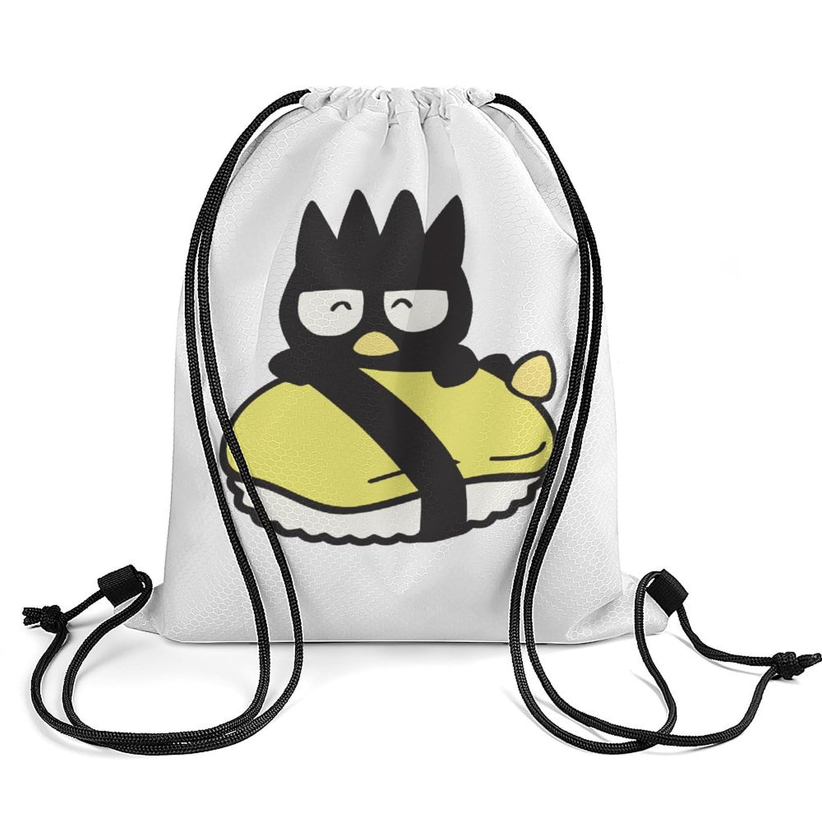 Amazon.co.jp: 巾着袋 バッドばつ丸 ナップサック ジムサック ドロー