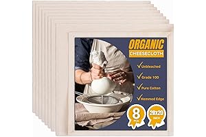 Premium Cheesecloth Strainers (8 Pack)