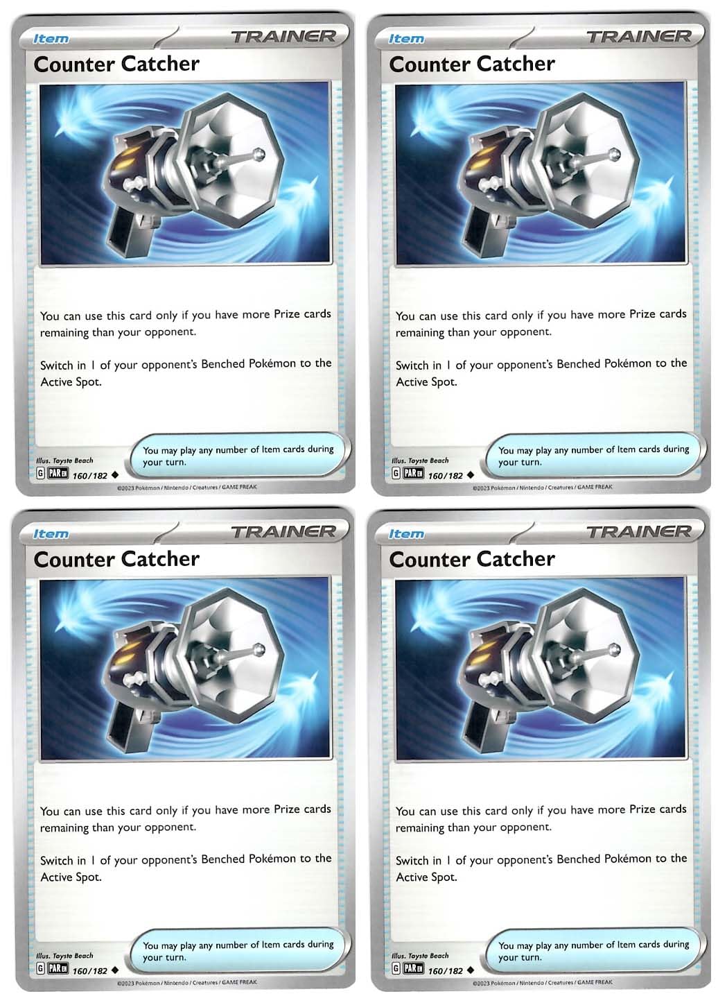 counter catcher pokemon card Pokmon TCG Counter Catcher 264/182 Hyper Rare Gold Secret Paradox Rift NM/M