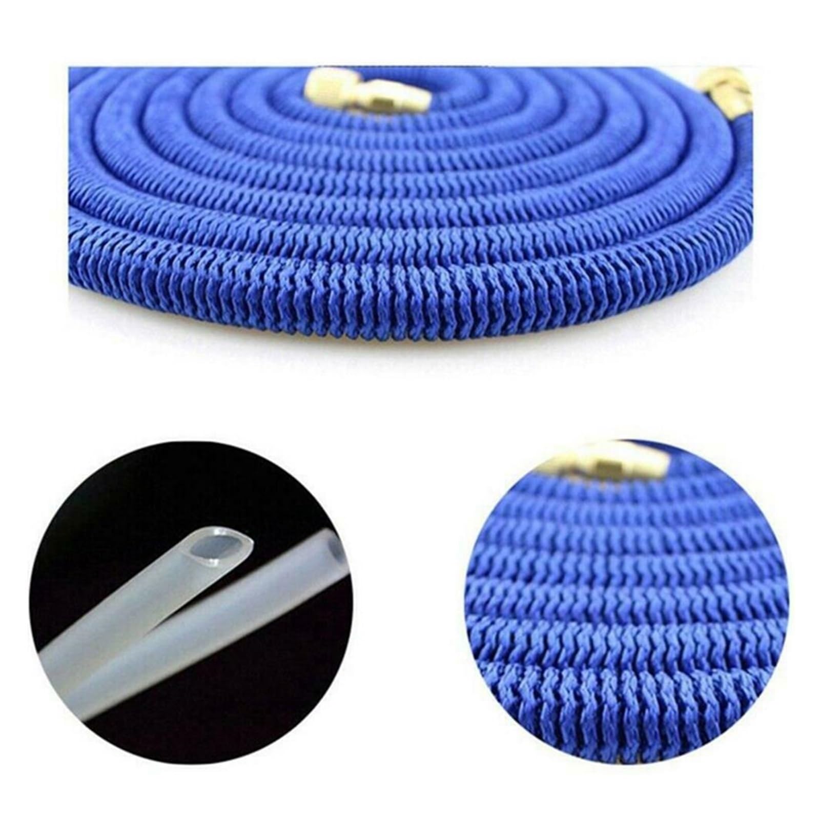 Magic Hose, elastyczny, rozciągliwy wąż ogrodowy do użytku domowego, wysokociśnieniowy wąż z tworzywa sztucznego z pistoletem natryskowym do nawadniania. Szerokie zastosowanie.