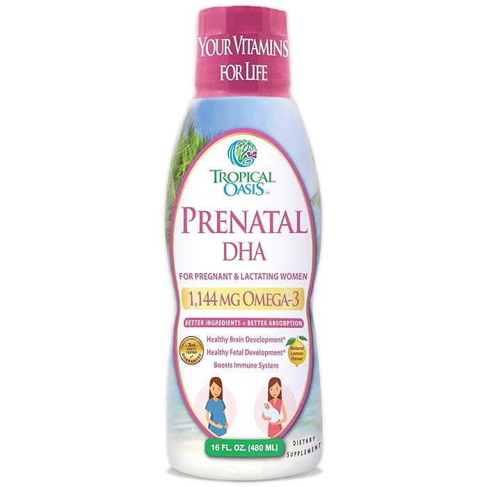 Buy MAX Potency Liquid Prenatal DHA Supplement w/ 1144mg Omega3 Fish