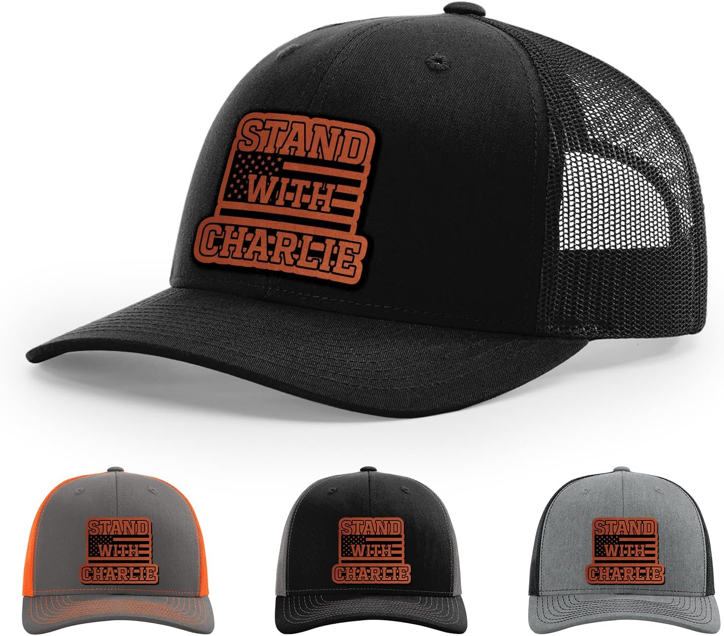 Stand With Charlie Kirk Hat, Free Speech Support Hat