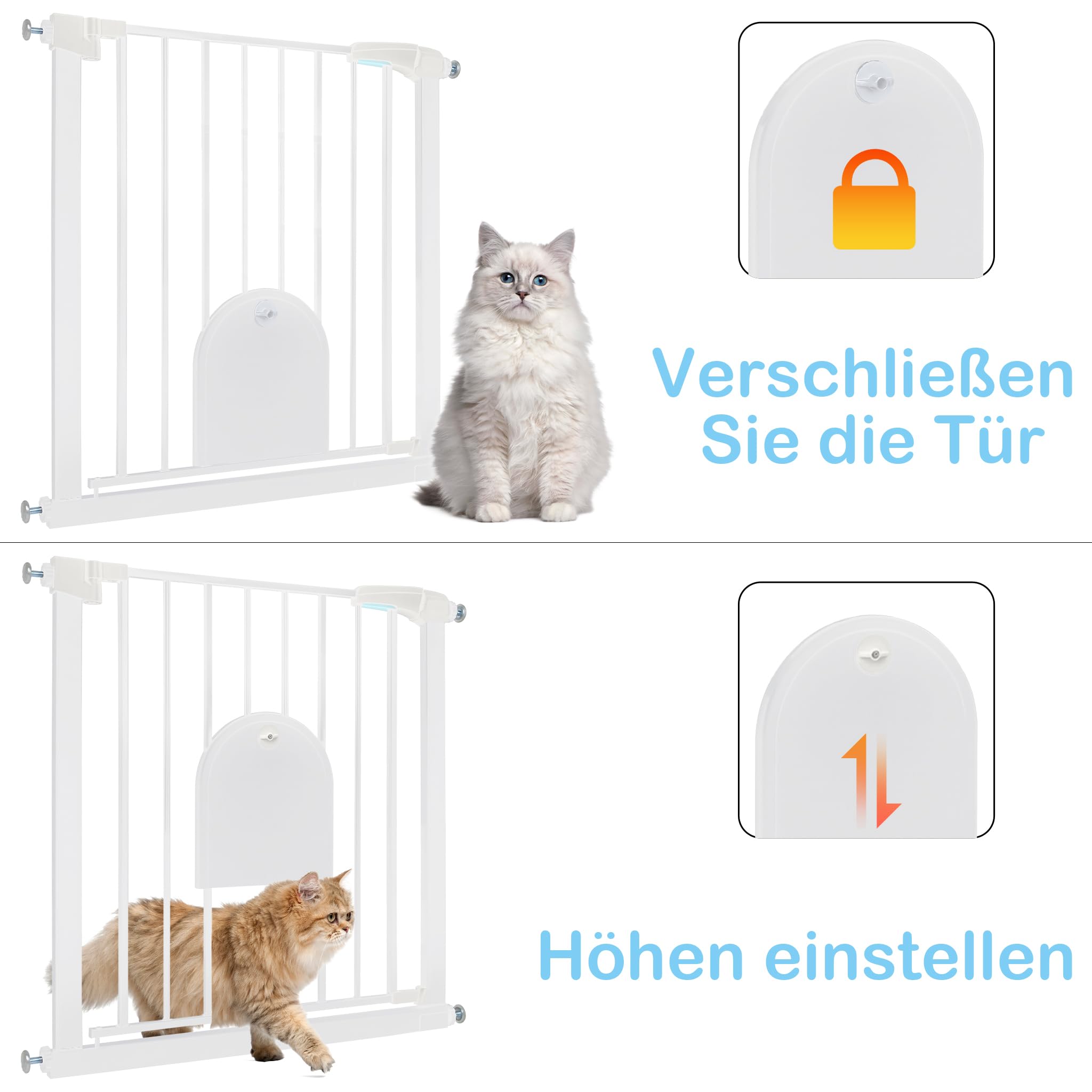 Türschutzgitter Absperrgitter Ohne Bohre Treppengitter Klemmgitter
