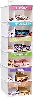 Houseables Kids Clothes Organizer, Weekly Clothes Organizer for Kids, Ou...