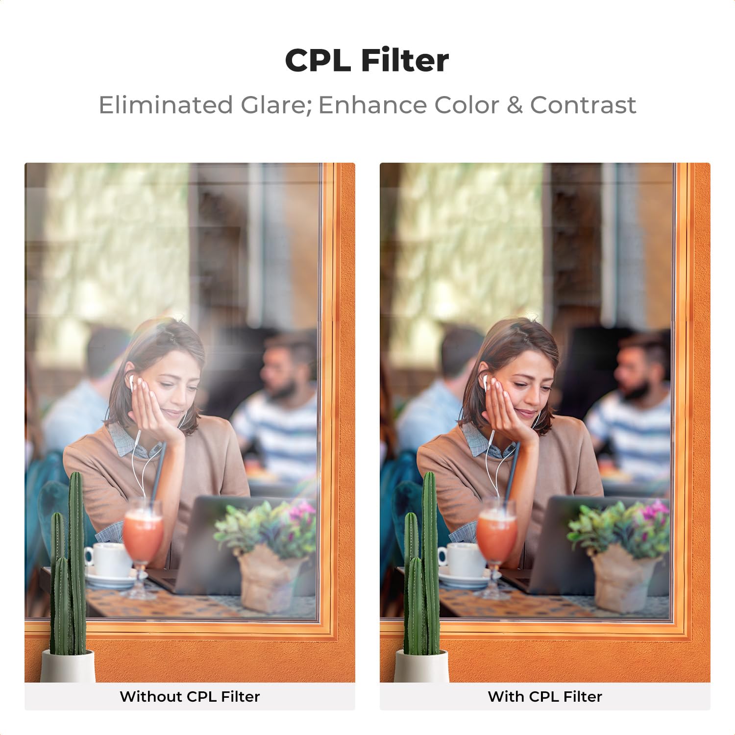 K&F Concept Zestaw filtrów z serii K filtr polaryzacyjny CPL + filtr MCUV, okrągły filtr polaryzacyjny i filtr blokujący UV 77 mm