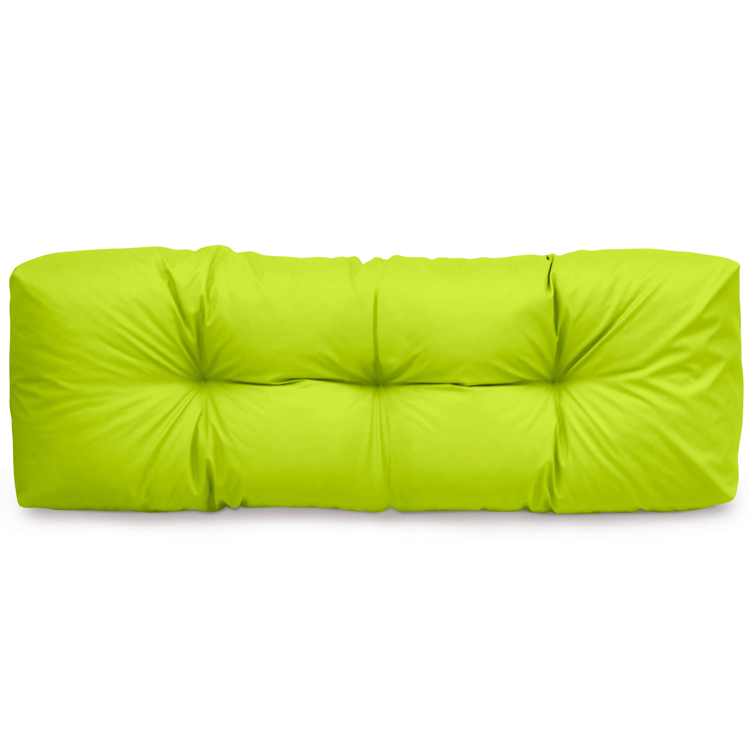 Spatium Cuscini Per Pallet Sfoderabili E Impermeabili - Sedile 120x60x15 Cm, Colore Mela Verde - 4