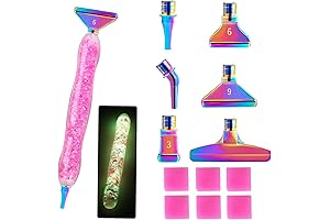 Diamond Painting Pen Accessories Tools Set: A Luminous Diamond Stylus and 6...