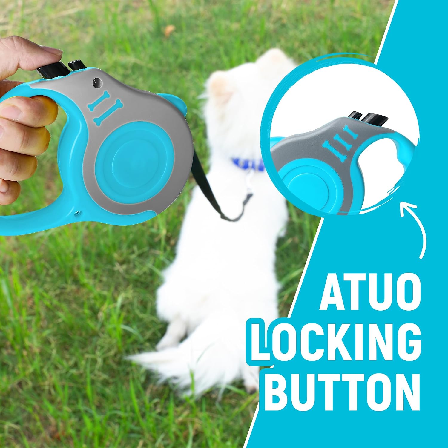 Retractable Dog Leash Automatic Telescopic Tractor Dog Tape image 4