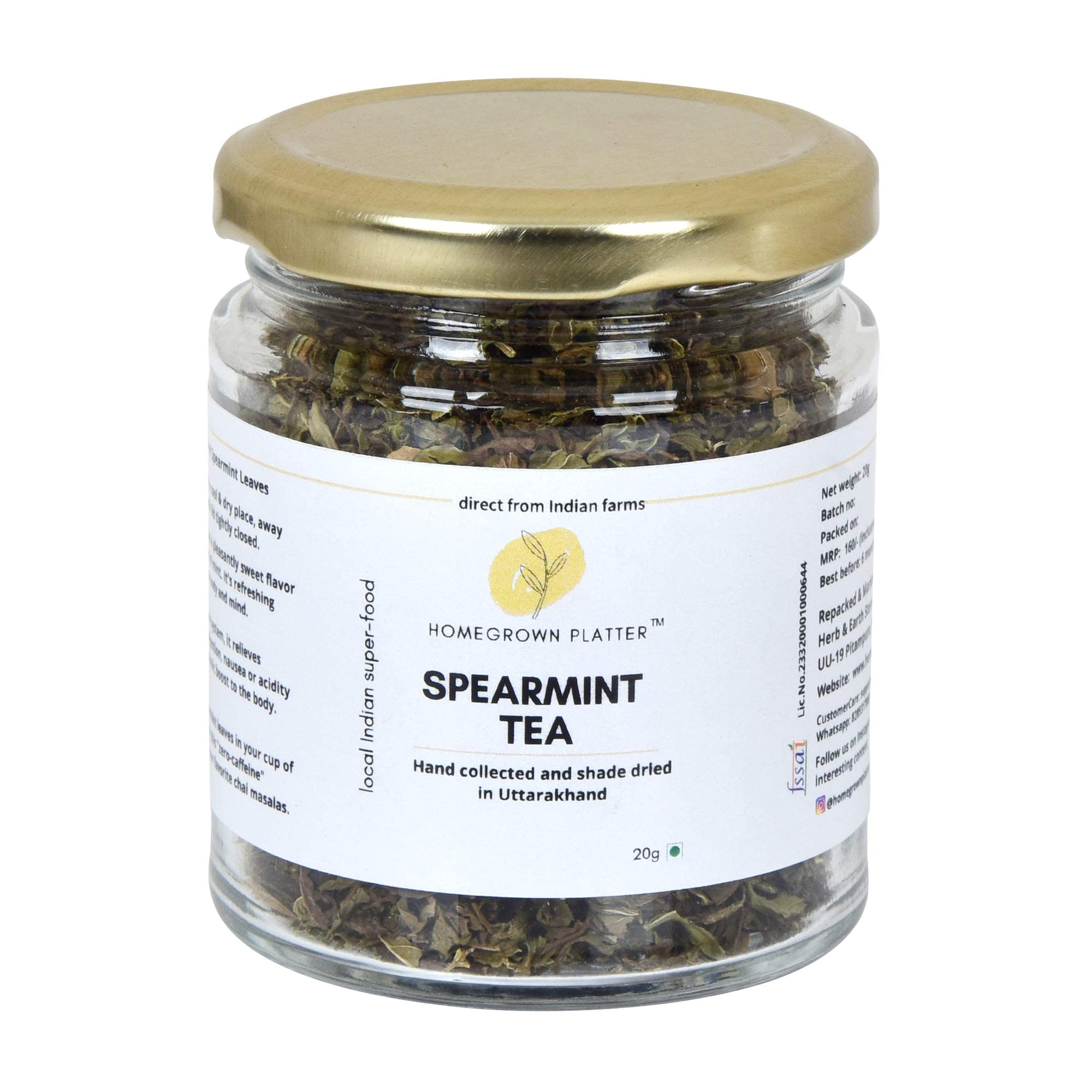 See full amazon price history chart for Homegrown Platter Organic Spearmint Herbal Tea | Antioxidants Rich Refreshing Tea | Loose Spearmint Leaves | Ayurvedic Menthol Rich Tea - 20g Homegrown Platter Organic Spearmint Herbal Tea | Antioxidants Rich Refreshing Tea | Loose Spearmint Leaves | Ayurvedic Menthol Rich Tea - 20g (B0BHWRQDXG) Amazon Price History, Amazon Price Tracker