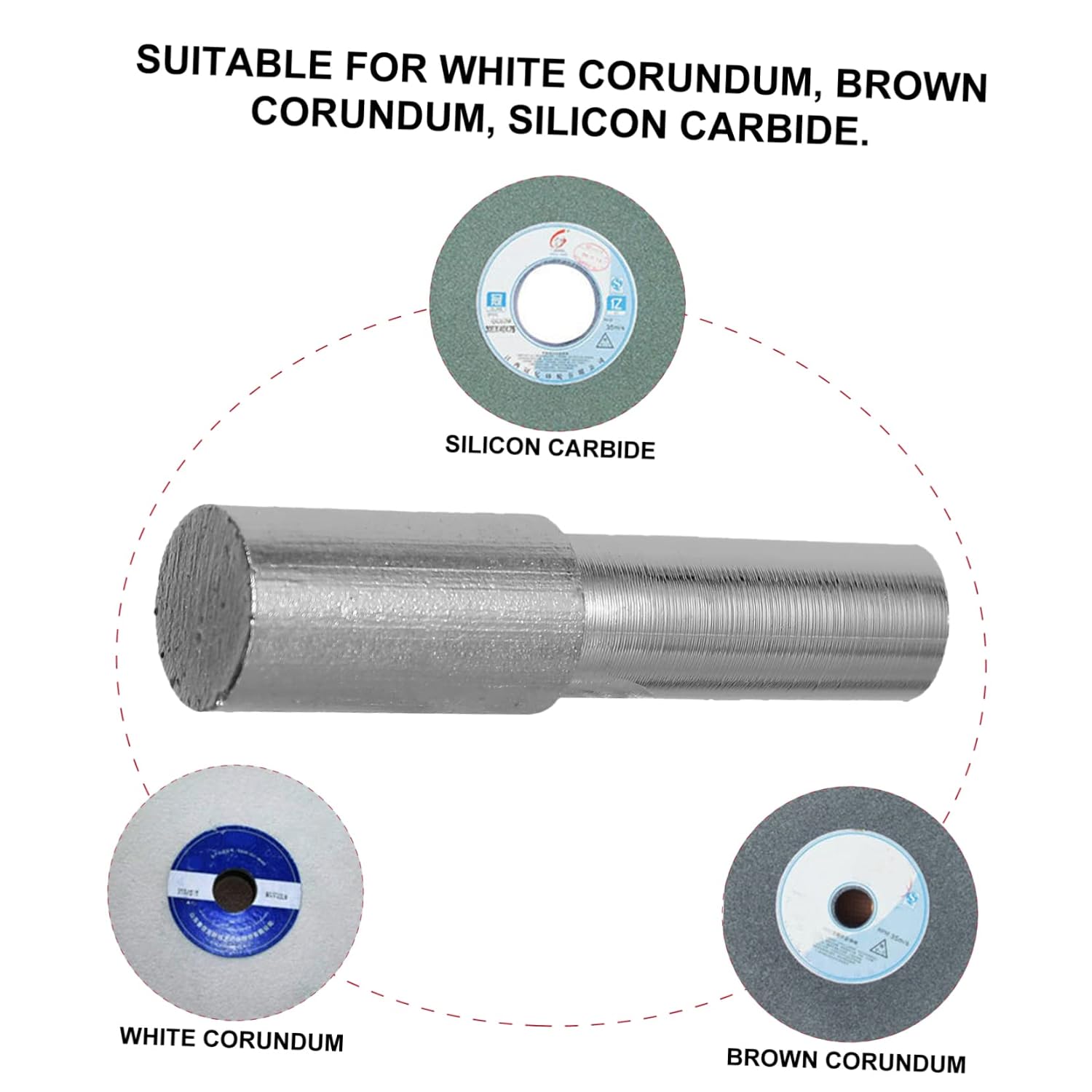 Ciieeo Grinding Disc Wheel Diamond Dresser Pen Tool Grinding Tool for Precision Polishing and Truing Bench Wheels for Corundum Carbide