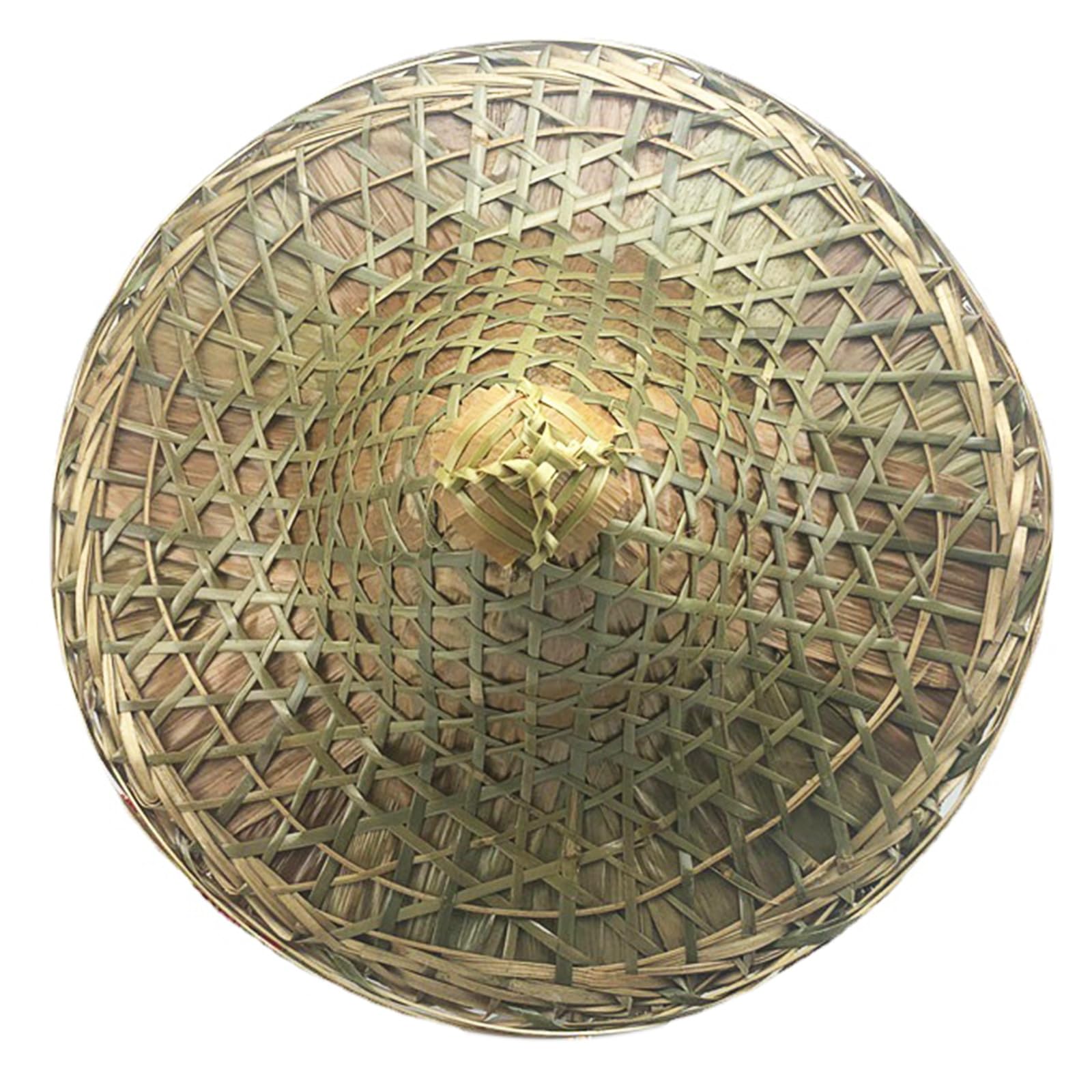Fztonk Unisex Multicolor Chinese Straw Hat Oriental Lightweight And Breathable Farmer Fishing Sunshades Coolies