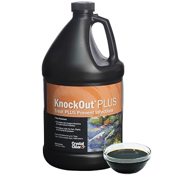 CrystalClear Knockout Plus All Natural Fish Treatment - 1 Gallon