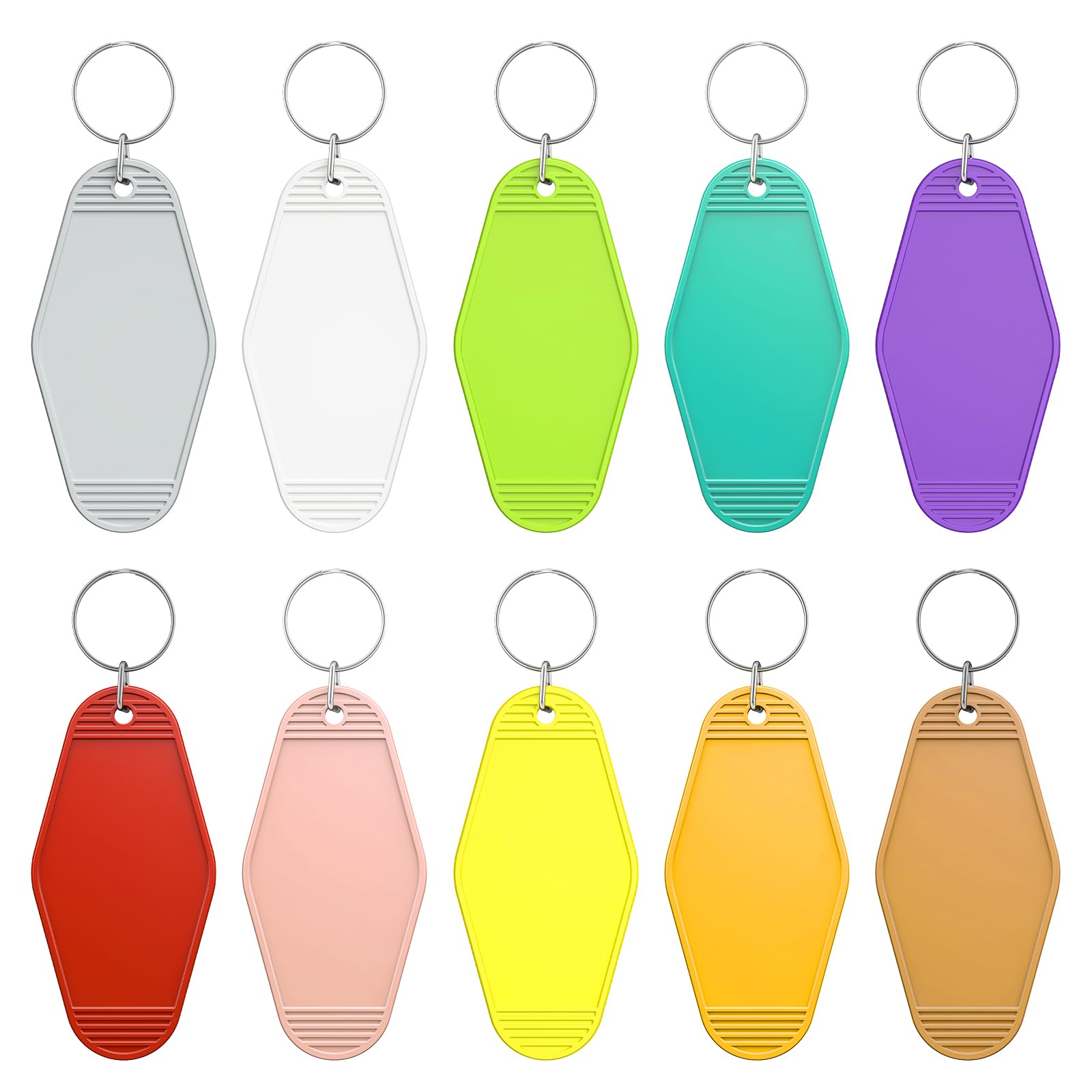 Amazon.com: Uniclife 10 Pcs Blank Hotel Keychain Tags, Vintage