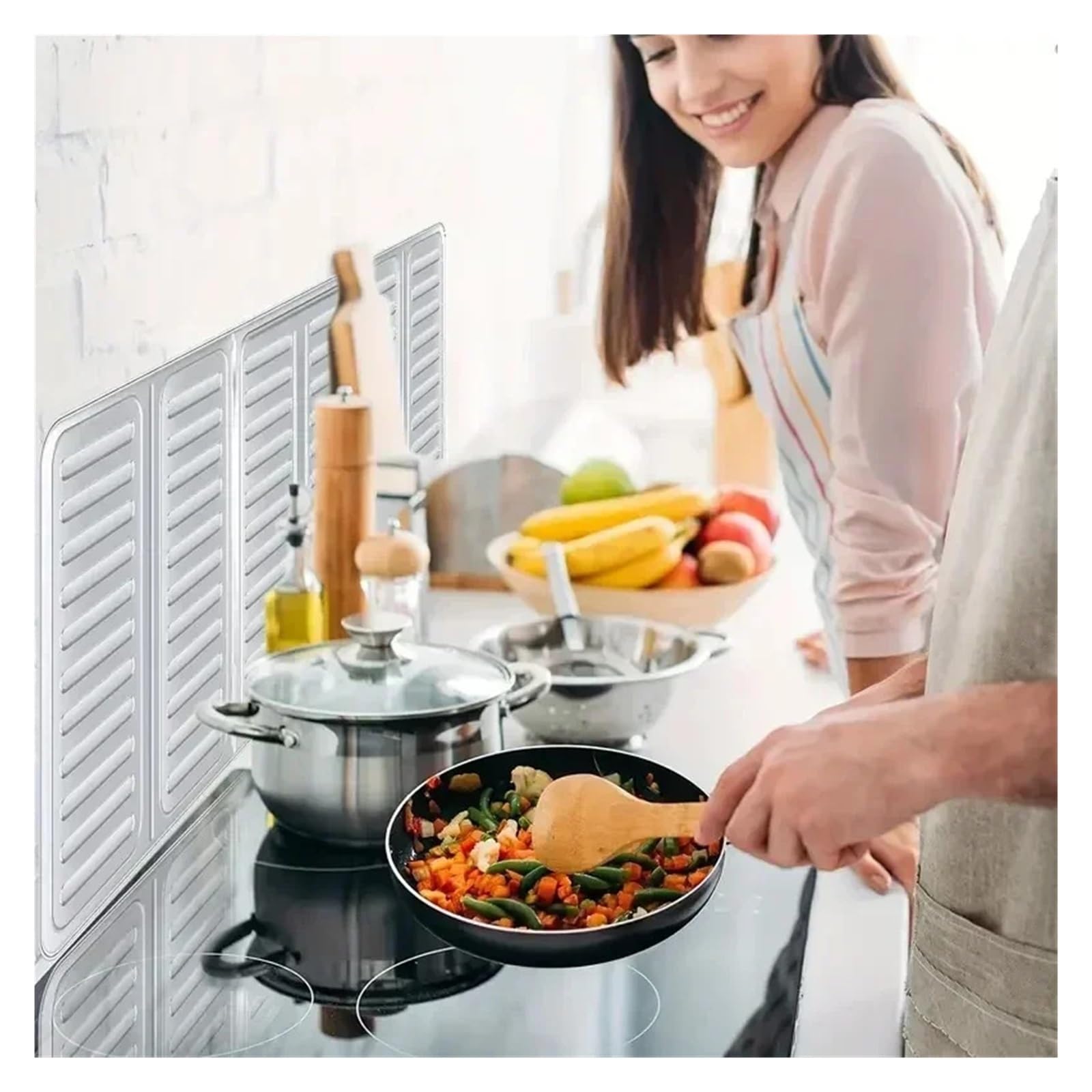 éClaboussures De Cuisine Pliable Piastra deflettore pieghevole for fornello a gas da cucina