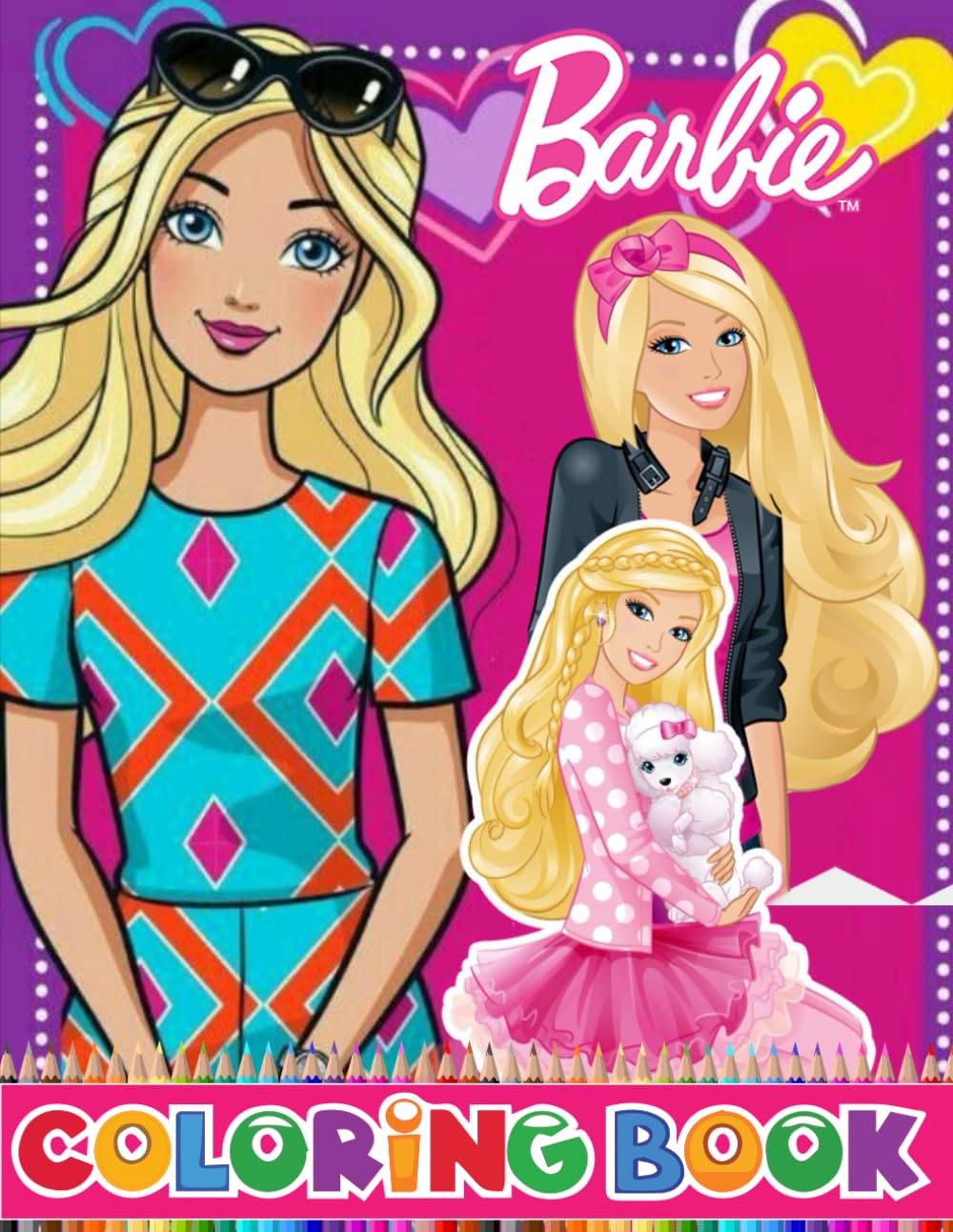 Cólourinɢ Bóoᴋ: Stunning Colouring Book For Girls To Relax And Have Fun Through Coloring Many Illustrations Of Baʀʙíe