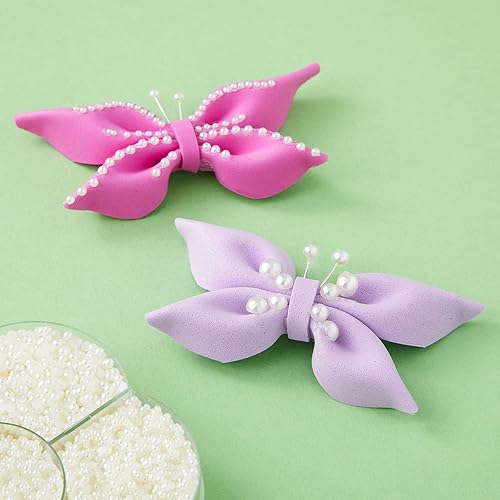 Miniatura 2 de Paquete de 16000 perlas planas para manualidades, arte de uñas y decoraciones de joyas, marfil (0.069 pulgadas, 0.079 pulgadas, 0.079 pulgadas,