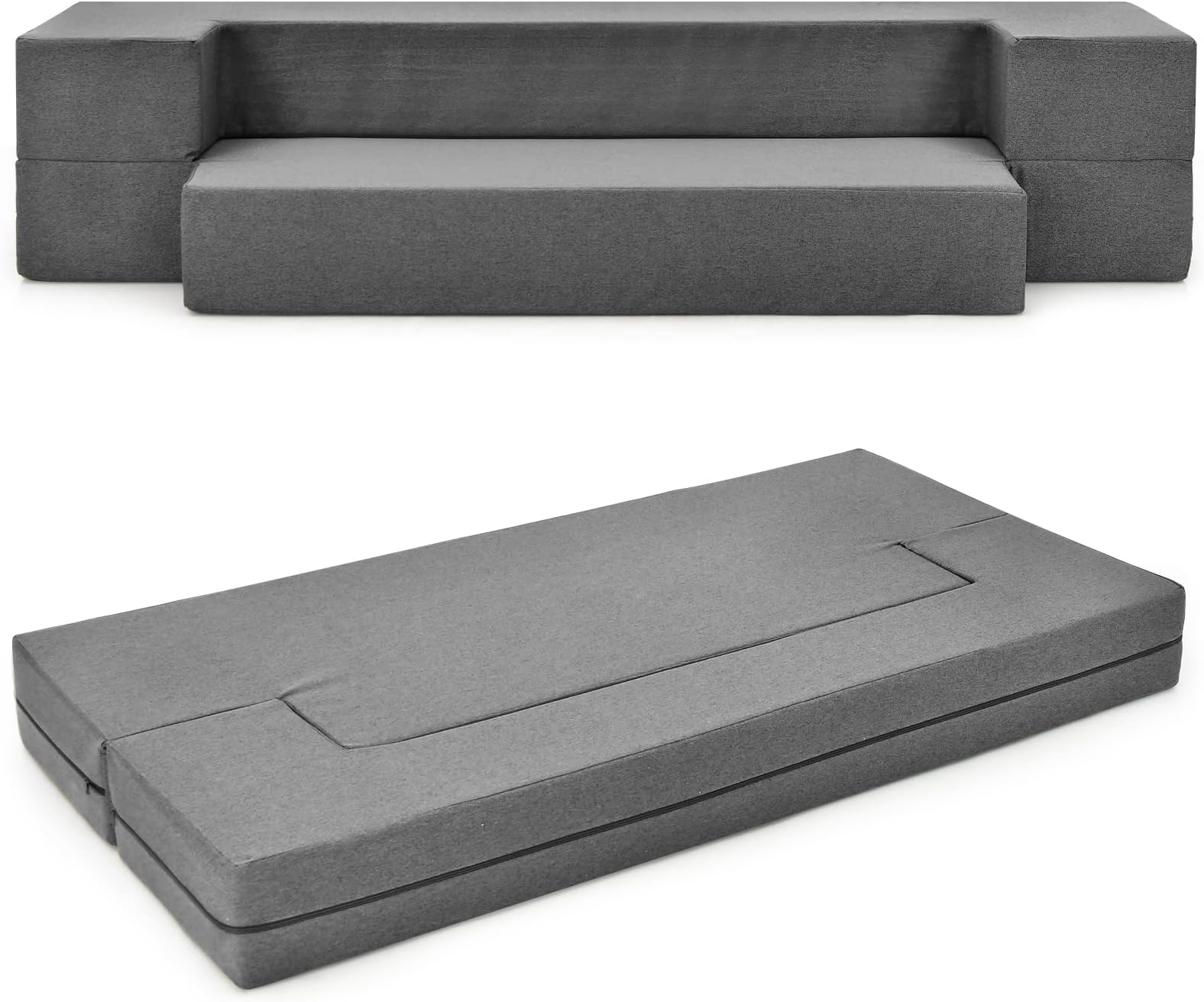 DHP Caden 8 Inch Full Size Poly Filled Futon Mattress, Blue Amazon.ca