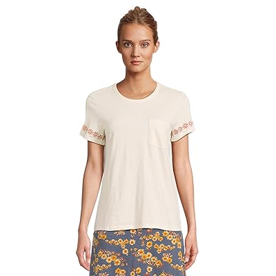 Toad&Co Primo Short Sleeve Crew Embroidered Women
