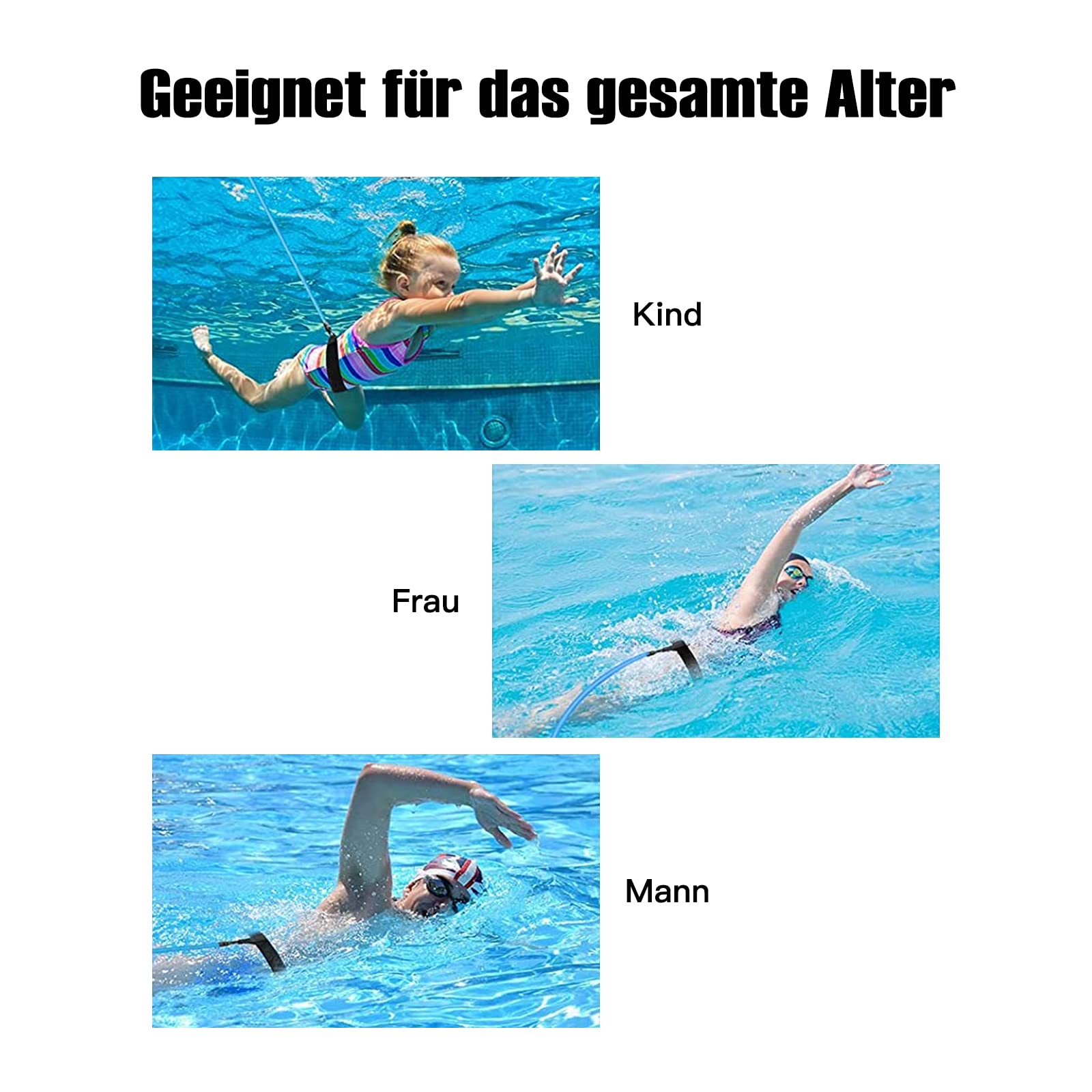 Amazon.com : Swim Tether Stationary Swimming, 4M Swimming Tether Belts, Swim  Tether for Pool, Pool Harness, Swim Resistance Belt, Swim Training &  Exercise, Swim Belt for Adults（Blue） : Sports & Outdoors