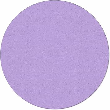 Round Area Rug 4ft Lavender Purple Floor Carpets Indoor Floor Area Mat Stain-Proof Mat Circle Rugs for Living Room Dining Room Kitchen Bedroom, Simple Style Sofa Throw Carpet