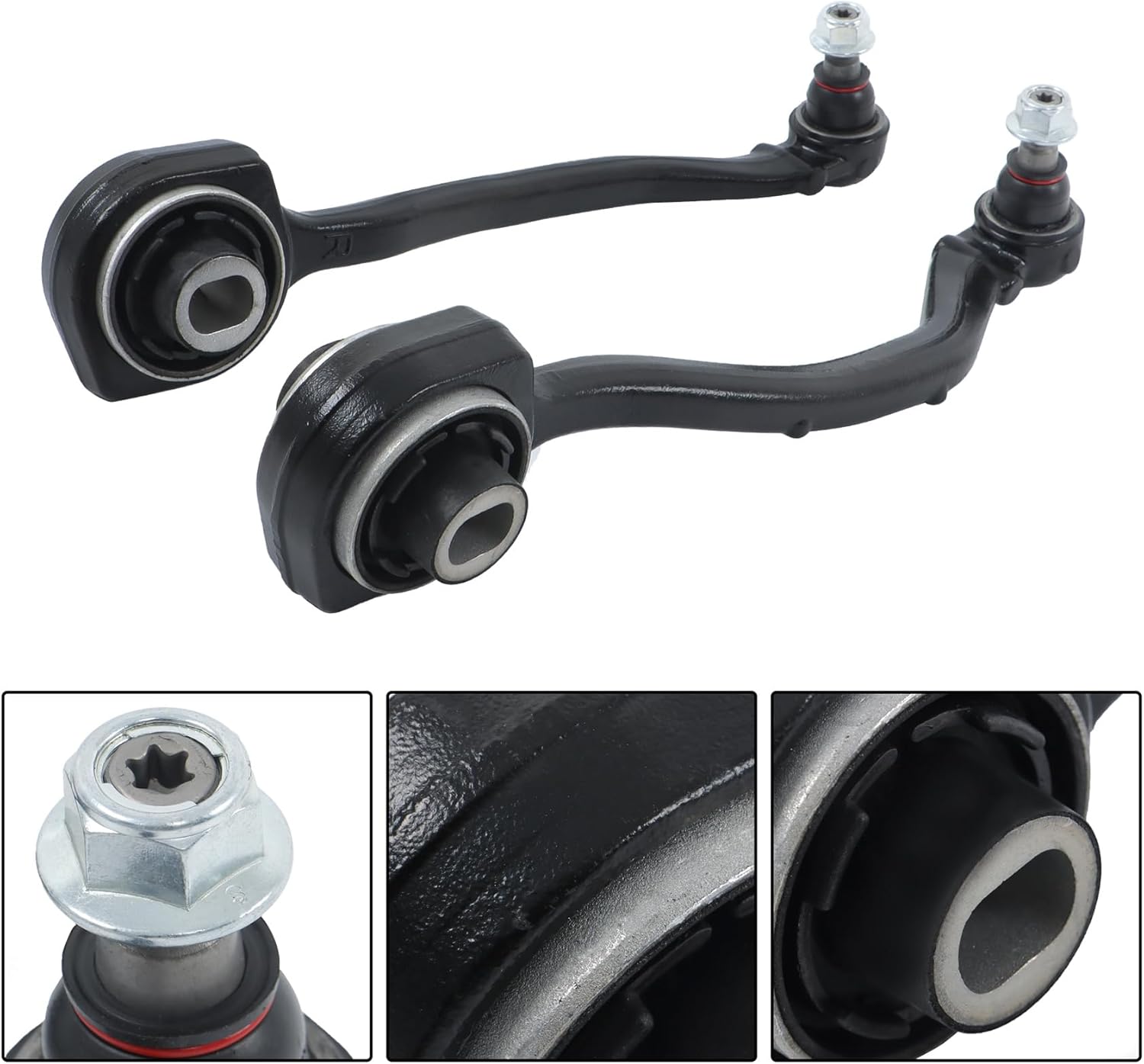 munirater 10Pc Front Suspension Kit Upper Lower Control Arm Replacement for C230 C240 C280 C320 C350 2001-2007 CLK320 CLK350 CLK500 CLK550 2003-2009