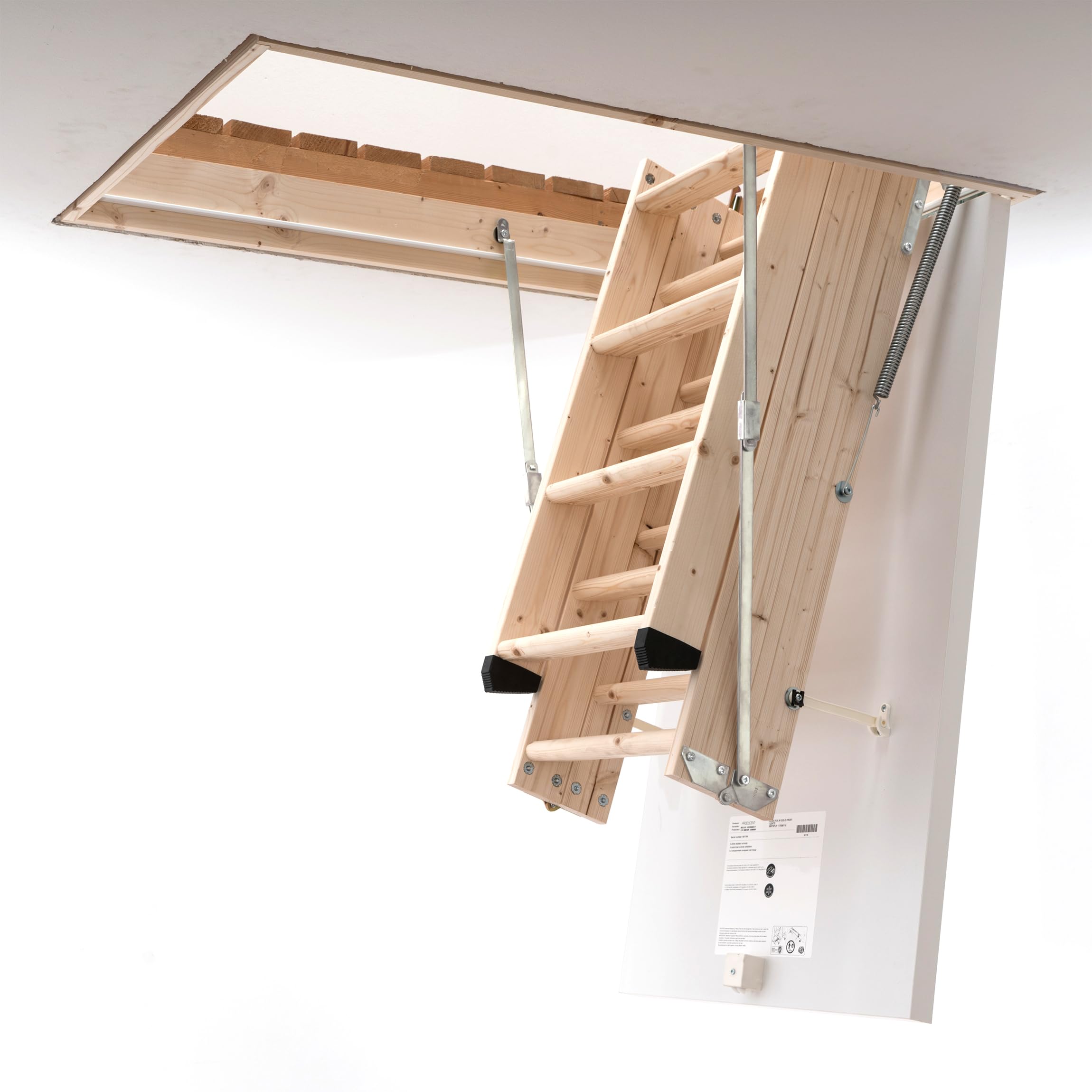 DOLLE Bodentreppe wärmegedämmt U-Wert 0,99 Lichte Raumhöhe bis 285 cm (120 x 70 cm)