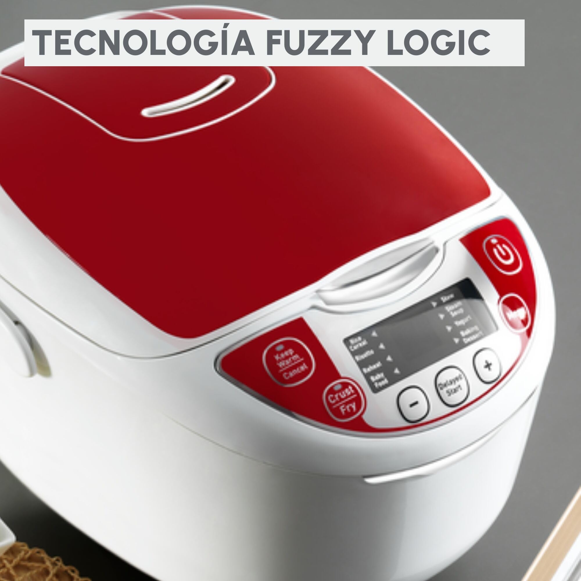 Moulinex Fuzzy LED - Robot de cocina de 750 W, 12 funciones, capacidad 5 L, panel control LED, fácil de usar, cocción inteligente, fácil limpieza, MK7051