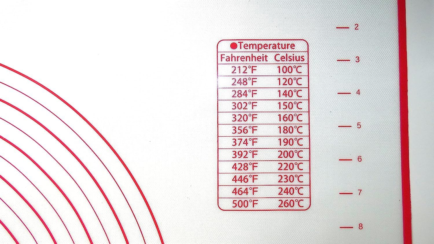 Silicone Mat 60 x 80 cm Dough Mat Baking Mat XXL Non-Stick Mat