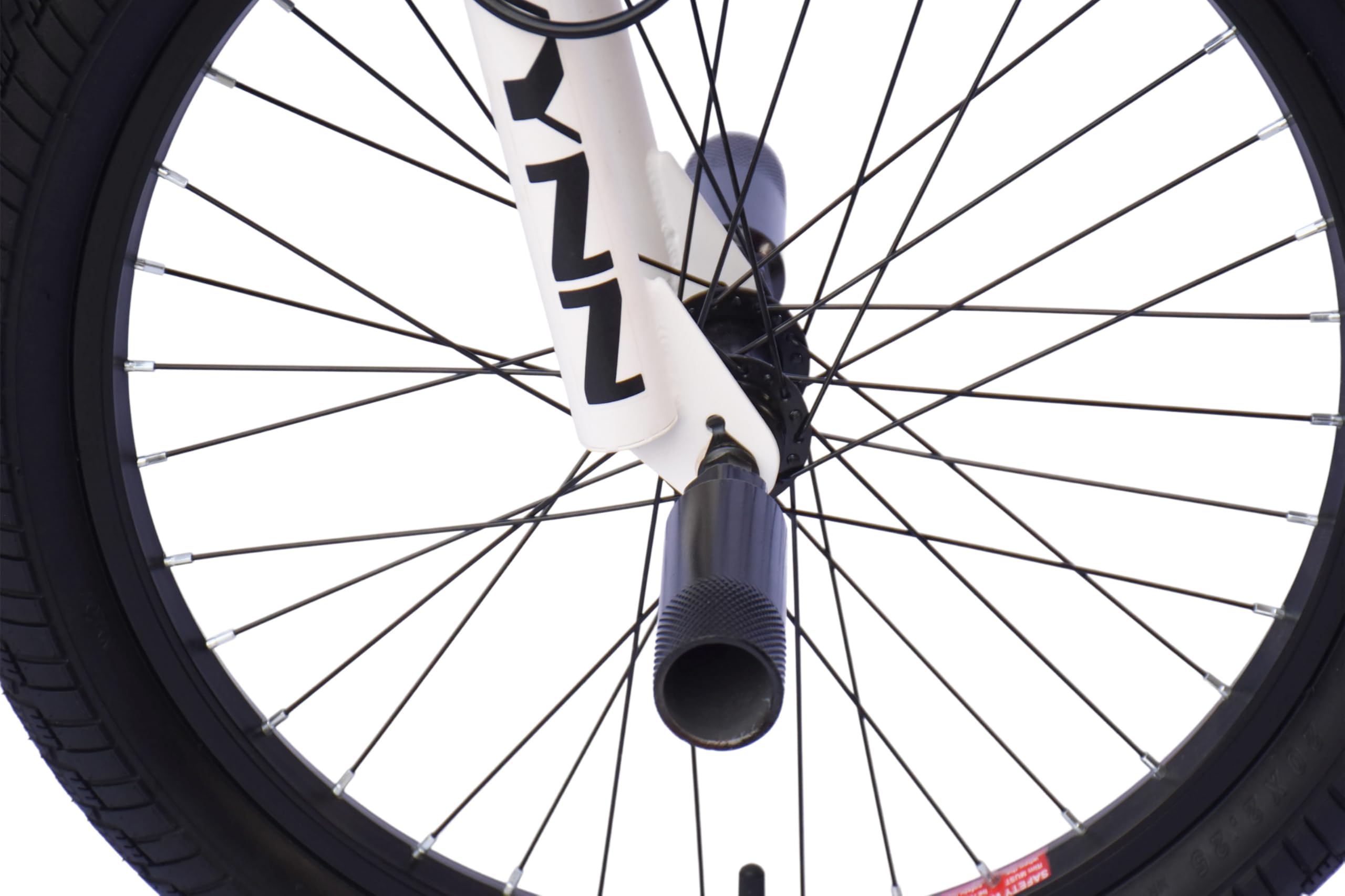 WYNN BMX Freestyle 20 Zoll XX1.0 schwarz-weiß/rot Rahmenhöhe 28 cm Kinder Erwachsene V-Brake