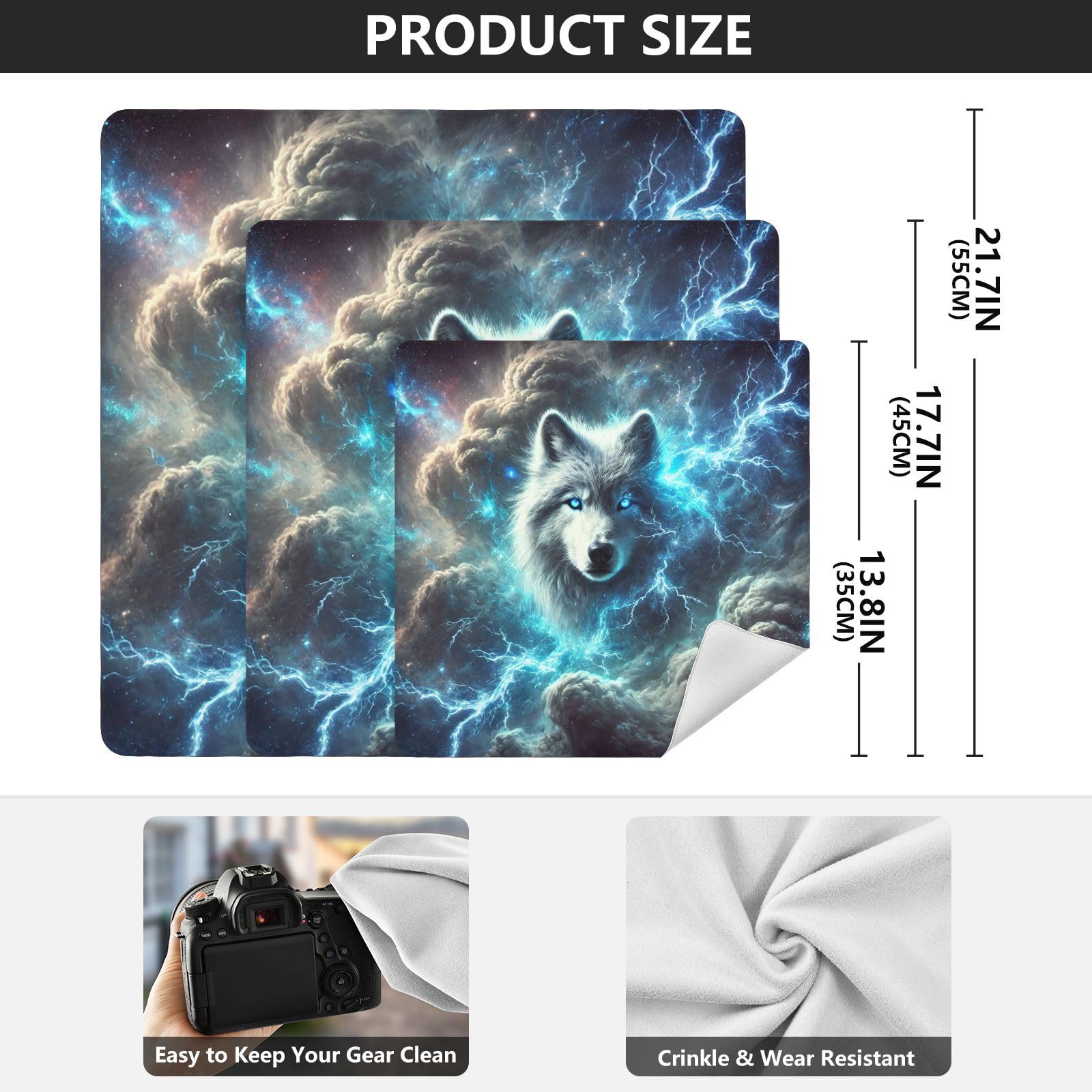 Joko Ivery Lightning Wolf Blue Protective Wrap 13.8