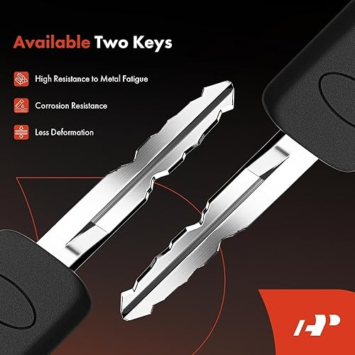 Miniatura 6 de A-Premium Juego de cilindros y llaves para cerradura de puerta compatible con Ford F-150 F-250 F-350 F-450 F-550 F-650 F-750 F-800 Econoline Club