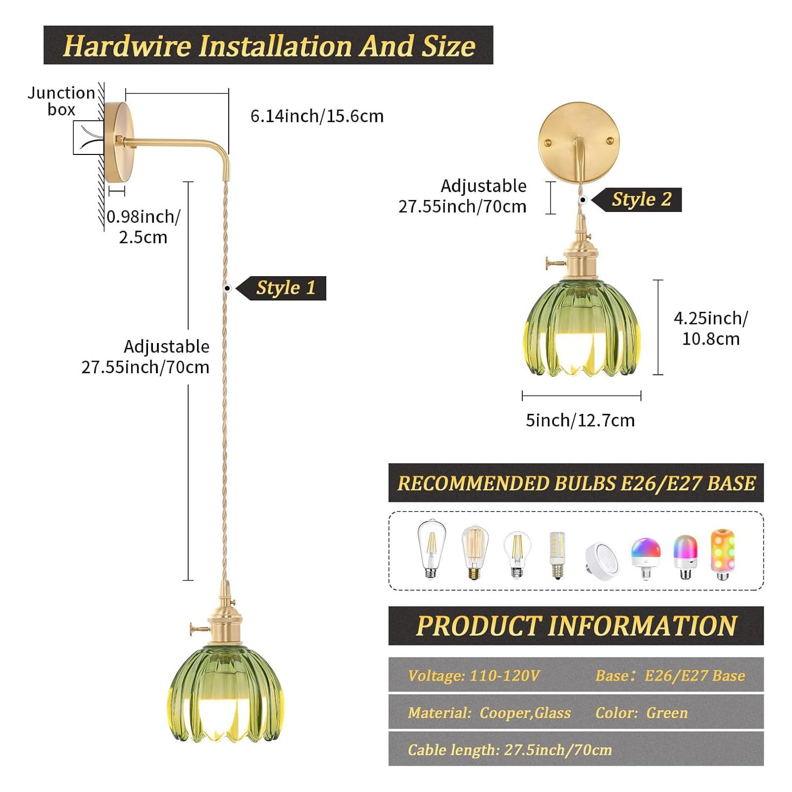 Lampa ścienna LED zasilana bateriami, wewnątrz, vintage, lampa ścienna RGB, ściemnianie, kinkiet ścienny z pilotem zdalnego sterowania, ściana ładowana przez USB, bezprzewodowa, do sypialni, salonu