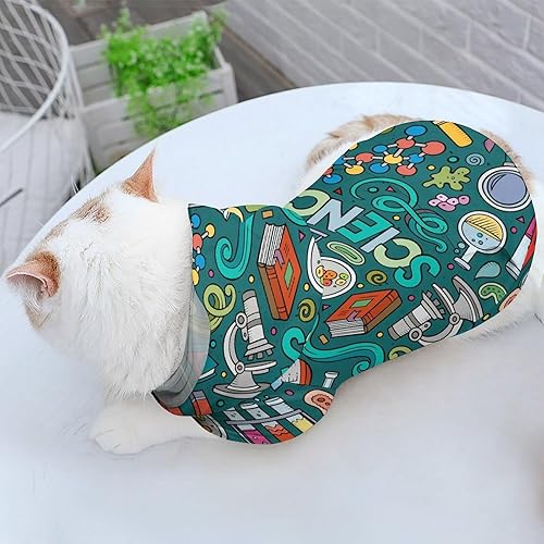 Miniatura 3 de Physics Biochemistry Science Dog Hoodie Hooded Sweatshirt Pet Clothes with Hat for Small Puppy and Cats