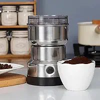Triturador Elétrico de Grãos 110V, Triturador de Café, Farinha, Nozes, Sementes, Milho, Temperos, Perfeito na Cozinha, Moagem Rápida e Sem Ruído, Laminas em Aço Inoxidável, Linha Premium 17x10cm