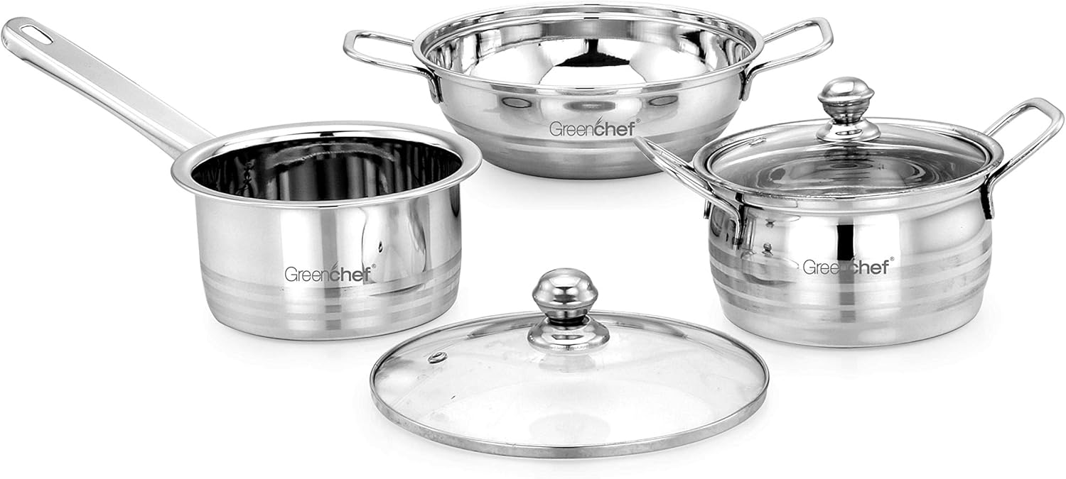 Greenchef Cook and Serve 5 in 1 Stainless Steel Gift Set