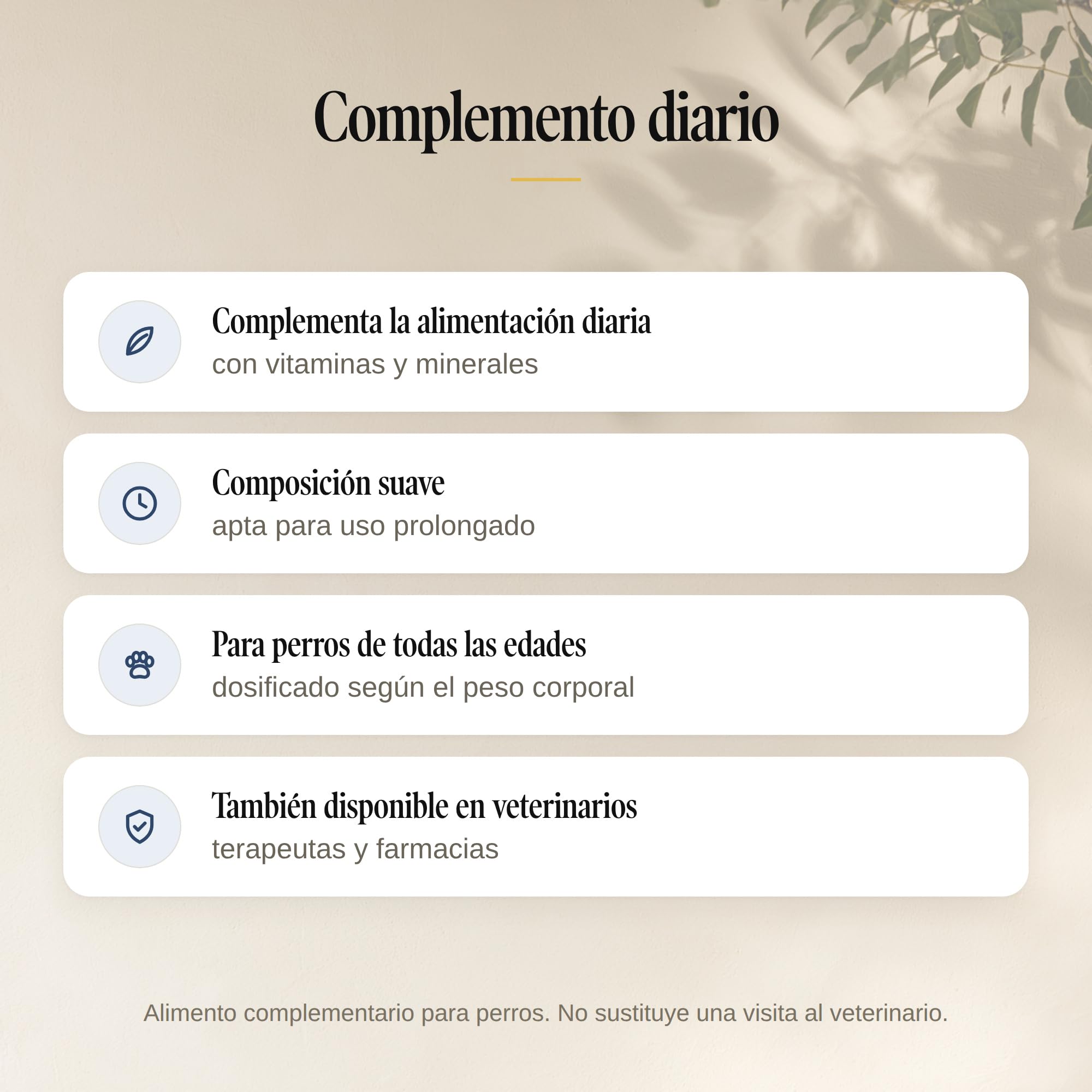 Multivitaminas Perro - 12 Vitaminas y 7 Minerales