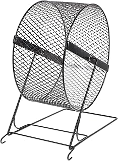 Hamster Running Wheel Ferret Toy Whee-lo Toy Exercise Accessories Iron Hamster Exercise Plaything Hamster Exercising Plaything Hamster Wheel Black Hamster Exercise Wheel Rat Wheel
